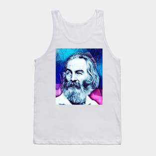 Walt Whitman Snowy Portrait | Walt Whitman Artwork 5 Tank Top